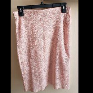 Floral Lace Pencil Skirt Forever 21